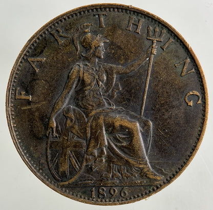 1896 Victoria Farthing Coin | Very High Grade