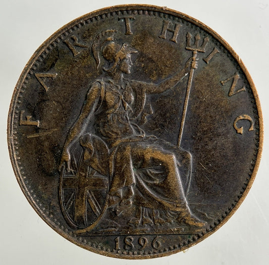 1896 Victoria Farthing Coin | Very High Grade