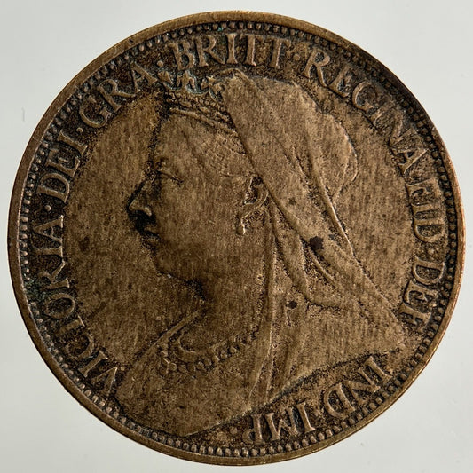 1901 Victoria Farthing Coin | Fine Collectable Grade