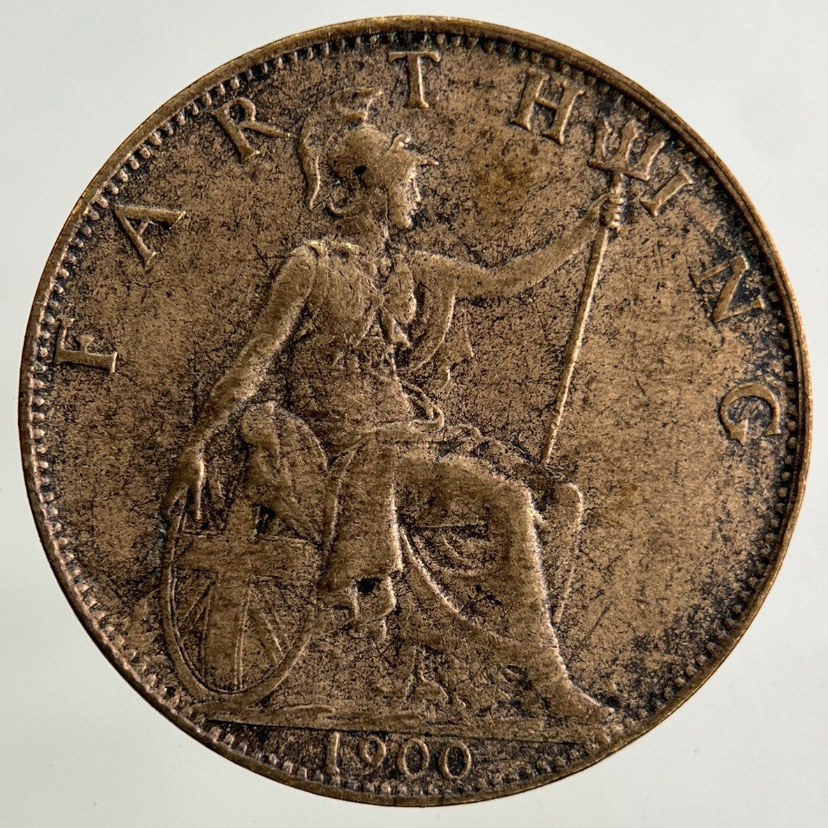 1900 Victoria Farthing Coin | Fine Collectable Grade