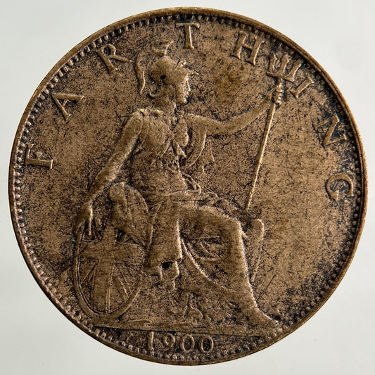 1900 Victoria Farthing Coin | Fine Collectable Grade