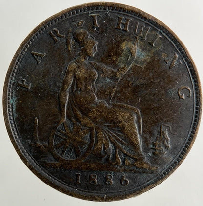 1886 Victoria Farthing Coin | Fine Collectable Grade