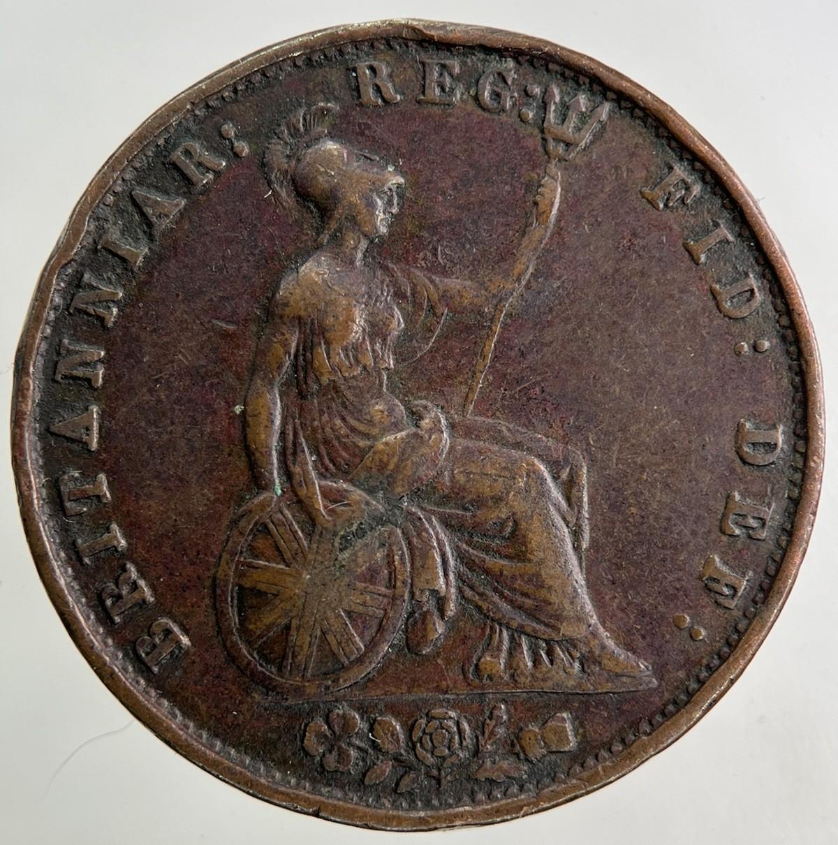 1853 Victoria Half-Penny Coin | Fine Collectable Grade