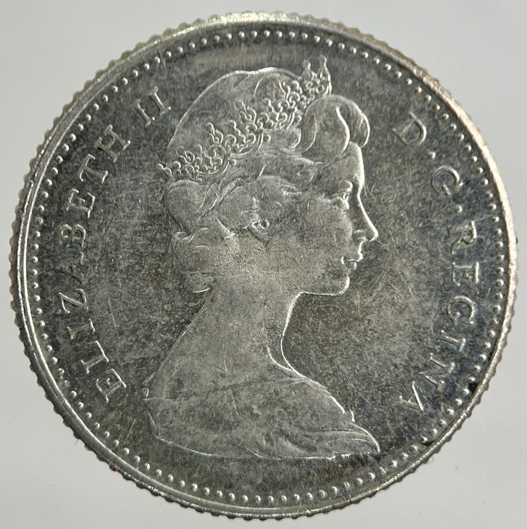 1967 Canada 10 Cents Silver Coin | Very High Grade