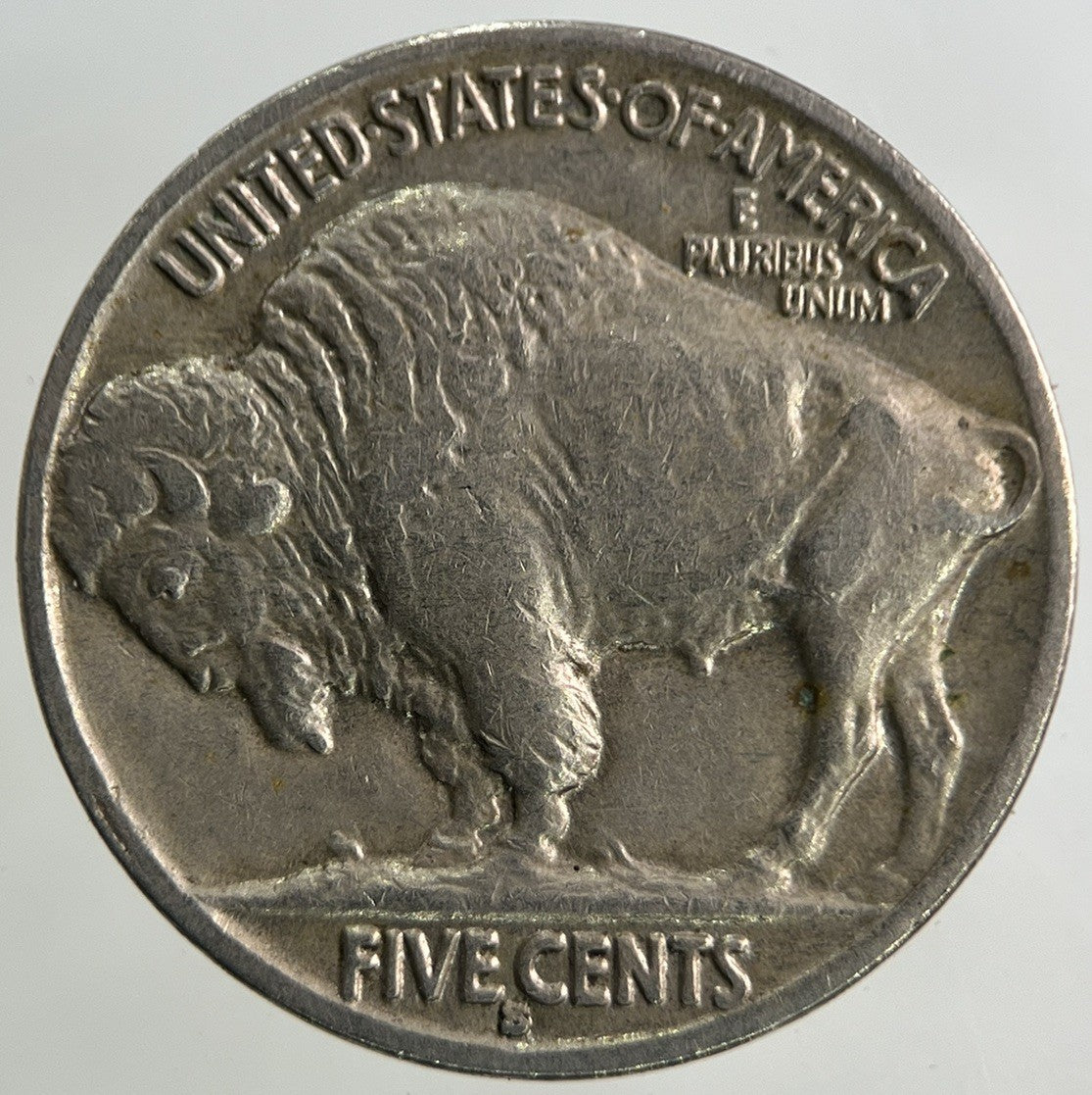 1935-S US USA Buffalo Nickel 5 Cents Coin | Very High Grade