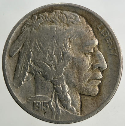 1915 US USA Buffalo Nickel 5 Cents Coin | Very High Grade