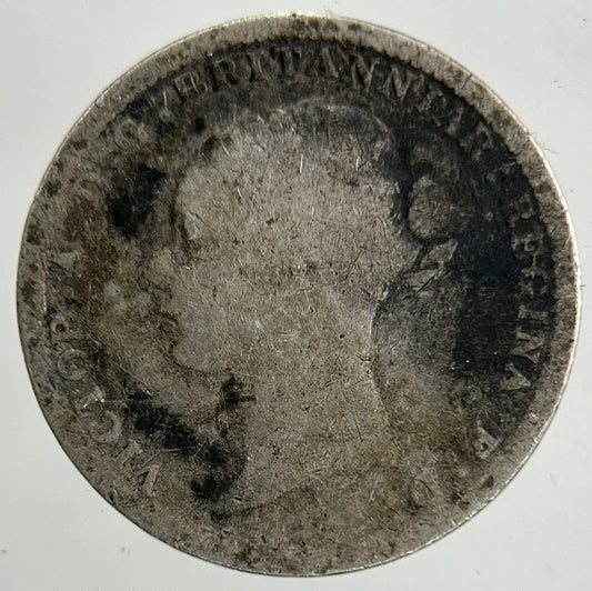 1885 Victoria Threepence Silver Coin | Collectable Grade