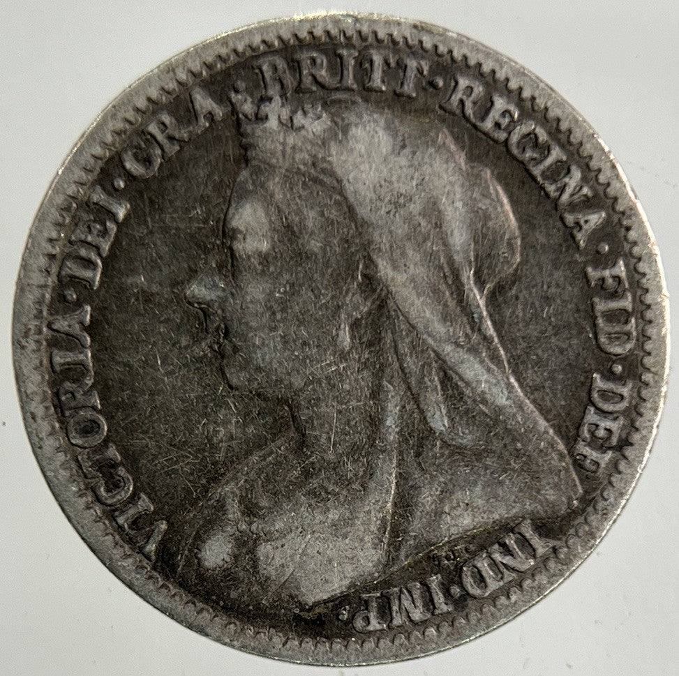 1899 Victoria Threepence Silver Coin | Collectable Grade