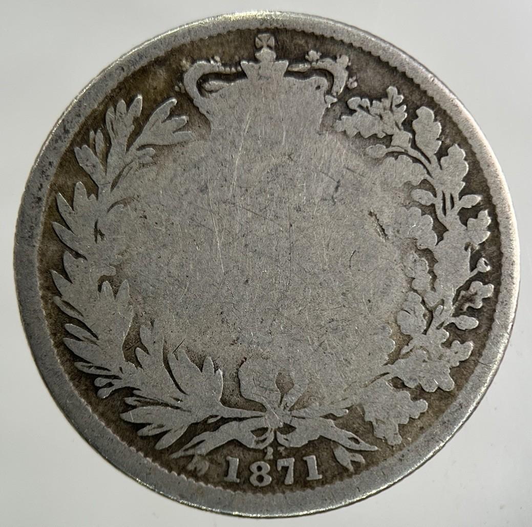 1871 Victoria Shilling Silver Coin | Collectable Grade
