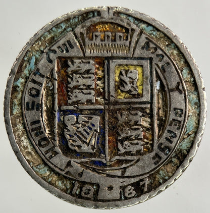 1887 Modified Victoria Sixpence Silver Coin | Collectable Grade