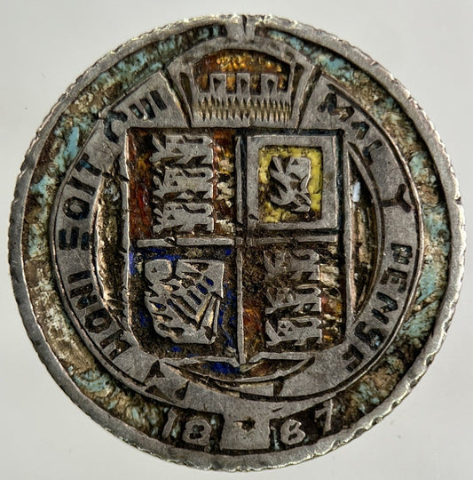 1887 Modified Victoria Sixpence Silver Coin | Collectable Grade