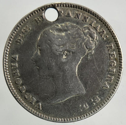 British Engraved Victoria Maundy Four-Pence Silver Coin | Collectable Grade