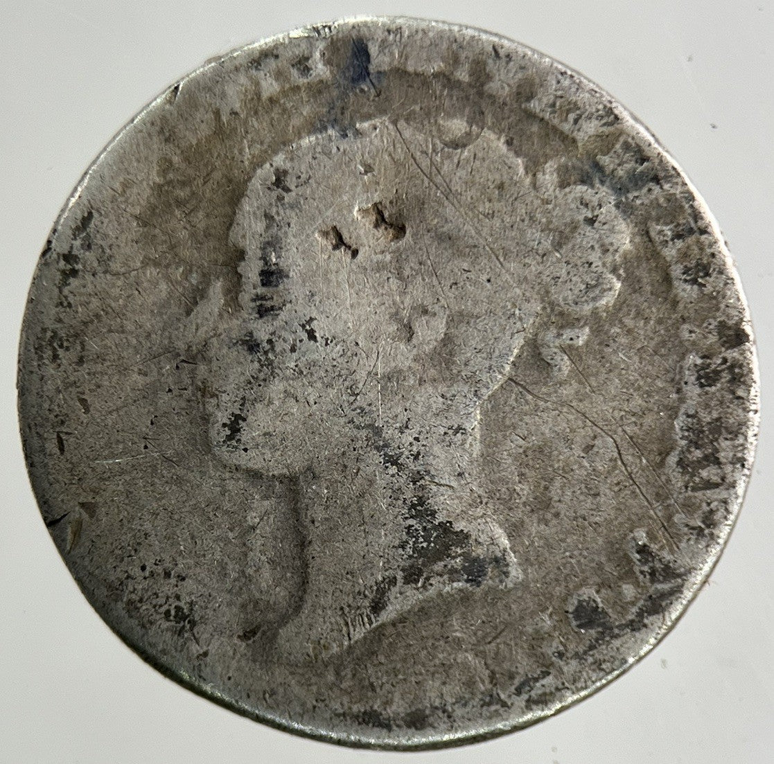 British Victoria Sixpence Silver Coin | Fair Grade