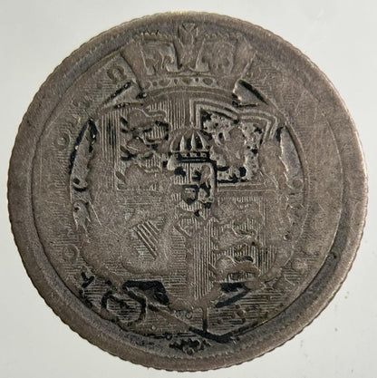 1820 George III 3rd Sixpence Silver Coin | Collectable Grade