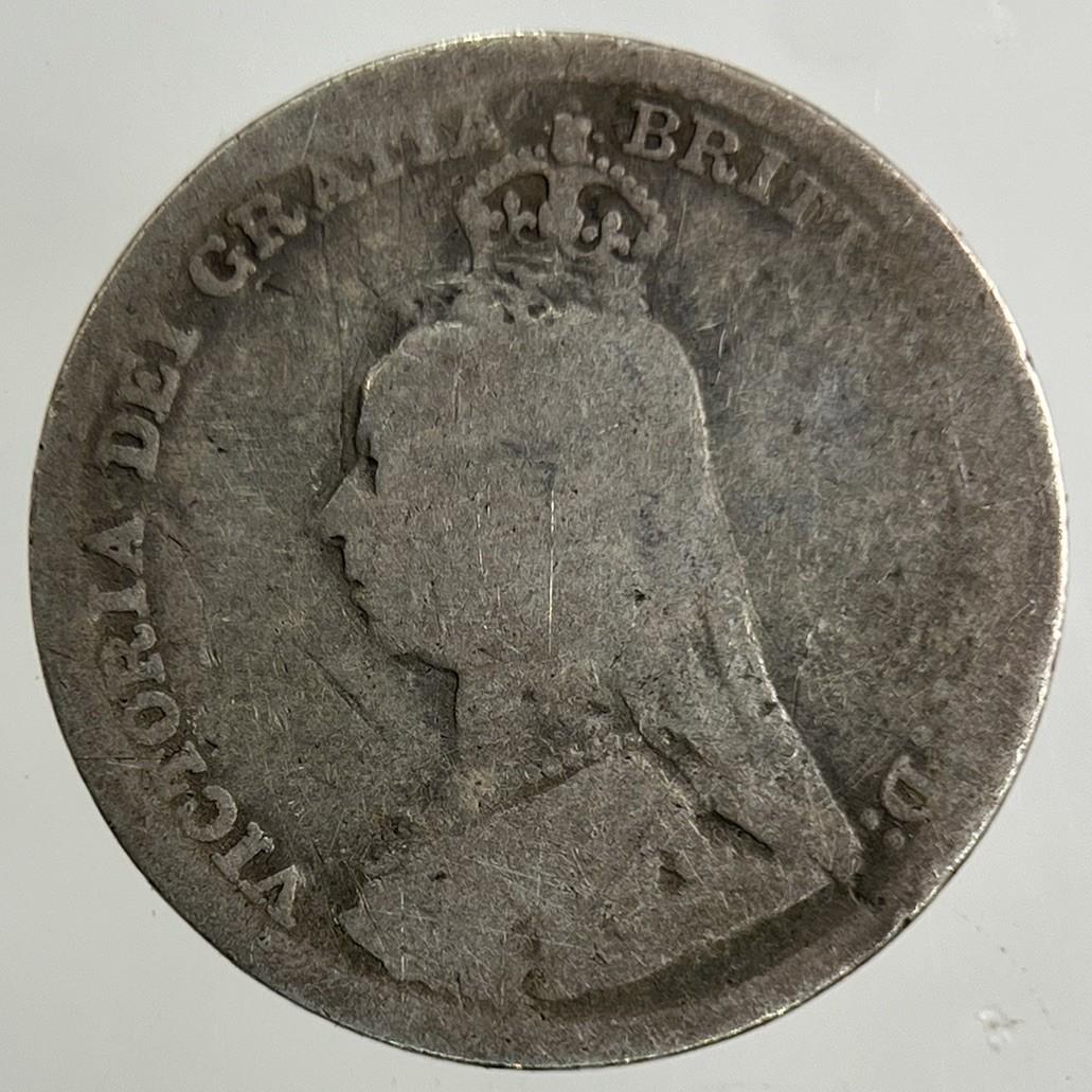 1891 Victoria Threepence Silver Coin | Collectable Grade