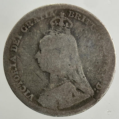 1891 Victoria Threepence Silver Coin | Collectable Grade