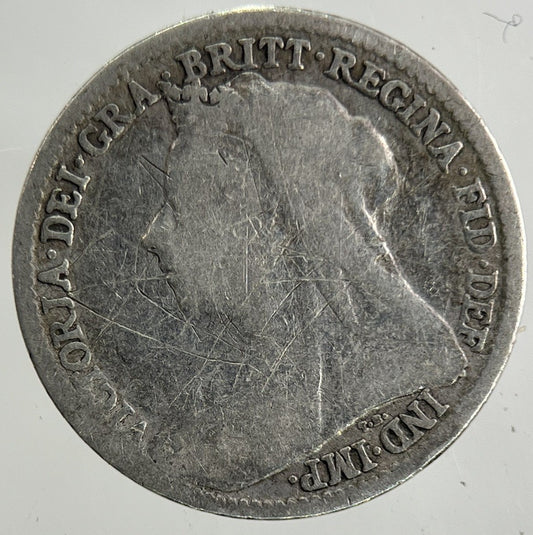1898 Victoria Threepence Silver Coin | Collectable Grade