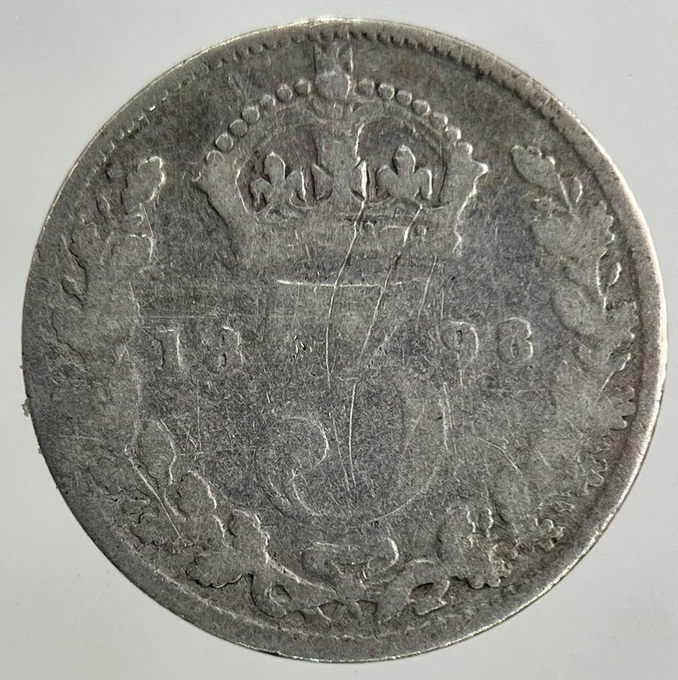1898 Victoria Threepence Silver Coin | Collectable Grade