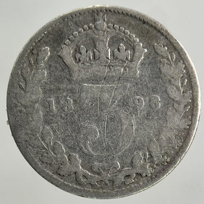 1898 Victoria Threepence Silver Coin | Collectable Grade