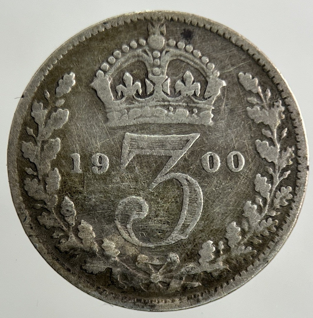 1900 Victoria Threepence Silver Coin | Collectable Grade