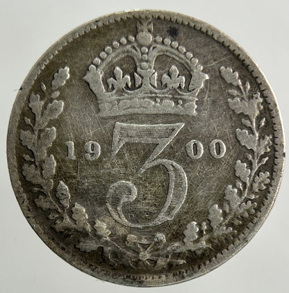 1900 Victoria Threepence Silver Coin | Collectable Grade