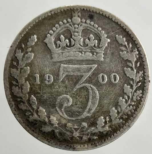 1900 Victoria Threepence Silver Coin | Collectable Grade