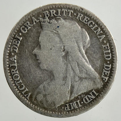 1900 Victoria Threepence Silver Coin | Collectable Grade