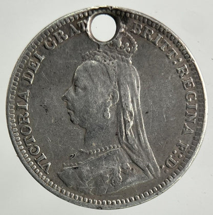 British Engraved Victoria Threepence Silver Coin | Collectable Grade
