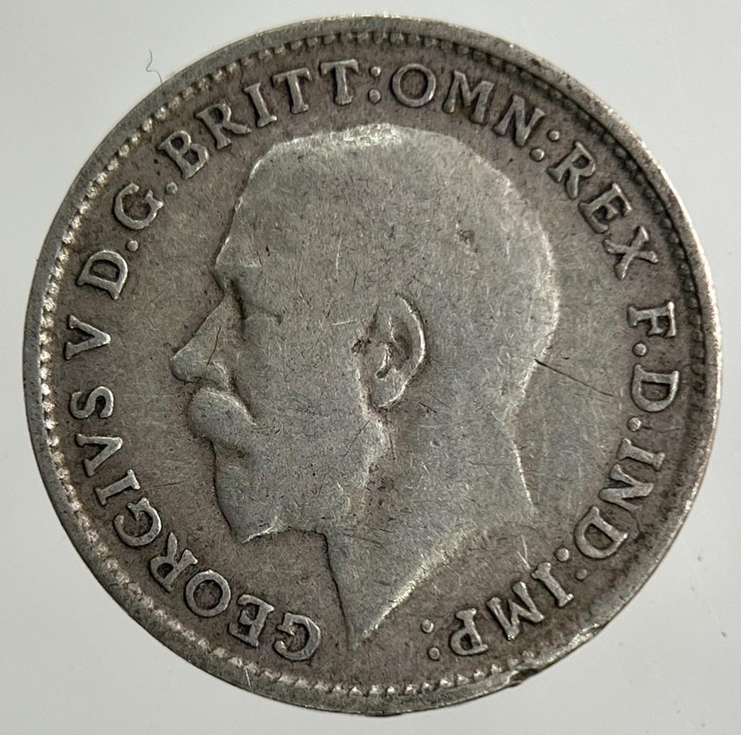 1918 George V Threepence Silver Coin | Fine Collectable Grade