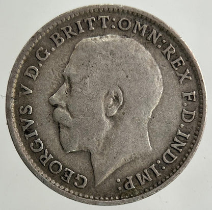 1918 George V Threepence Silver Coin | Fine Collectable Grade
