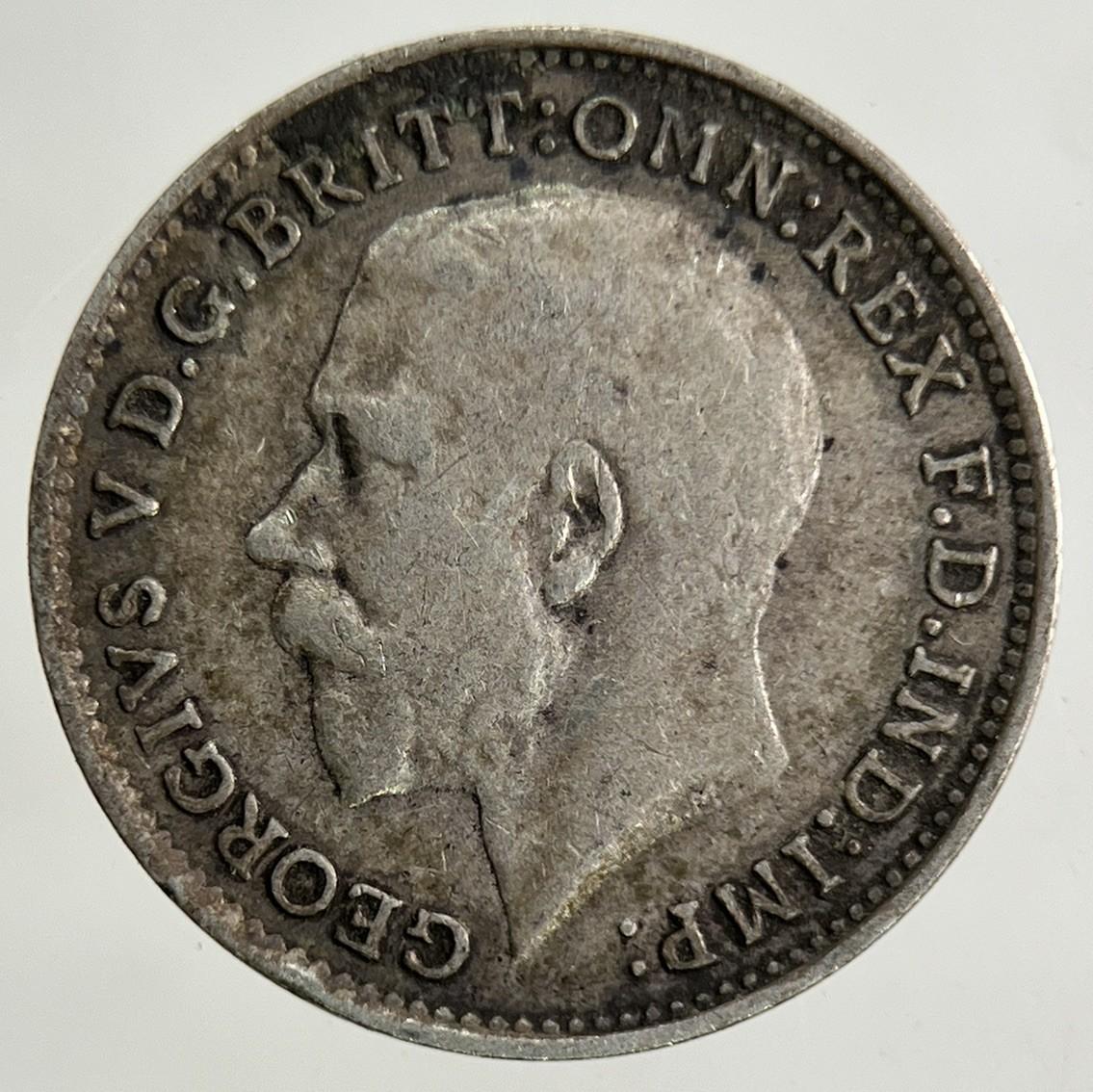 1917 George V Threepence Silver Coin | Fine Collectable Grade