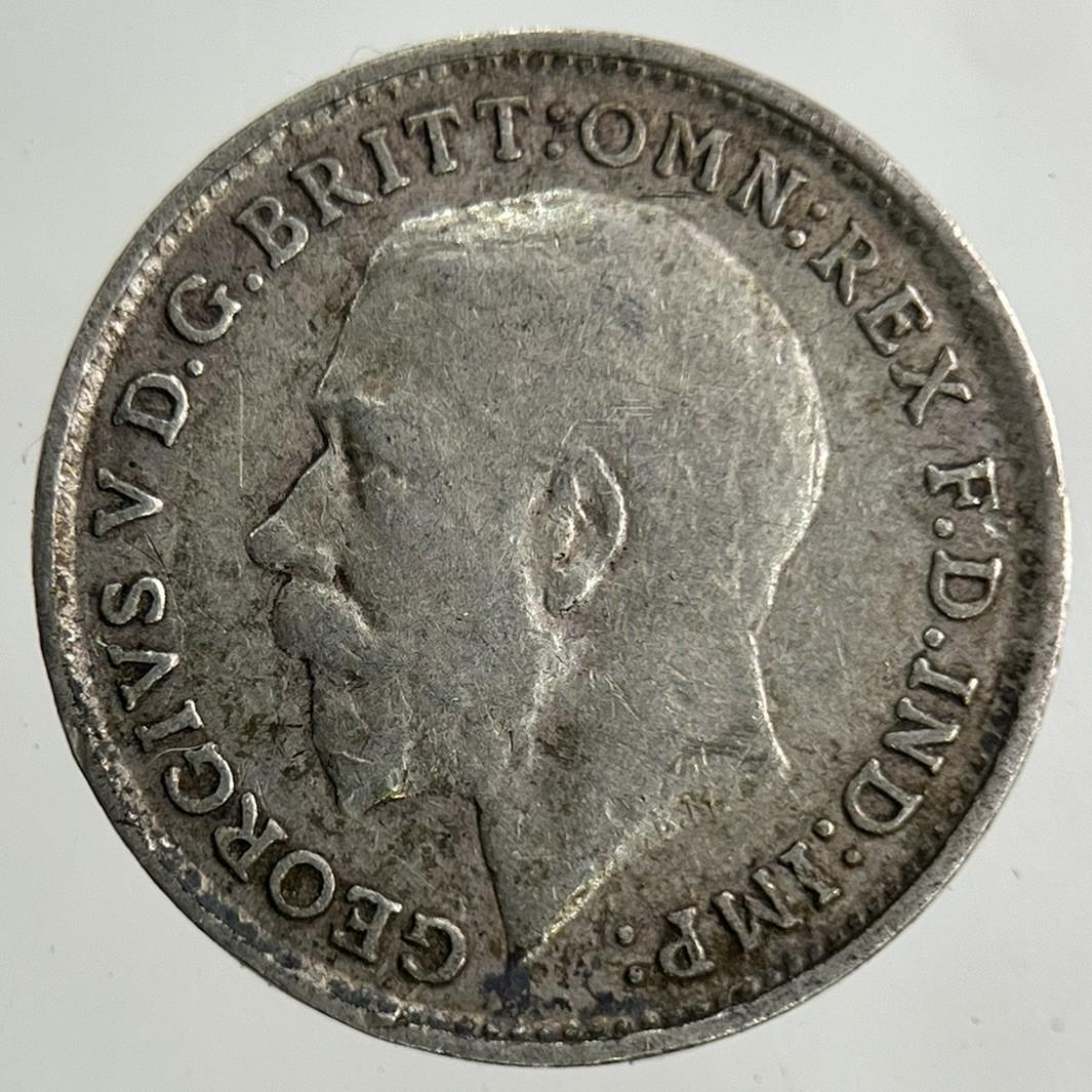 1917 George V Threepence Silver Coin | Fine Collectable Grade