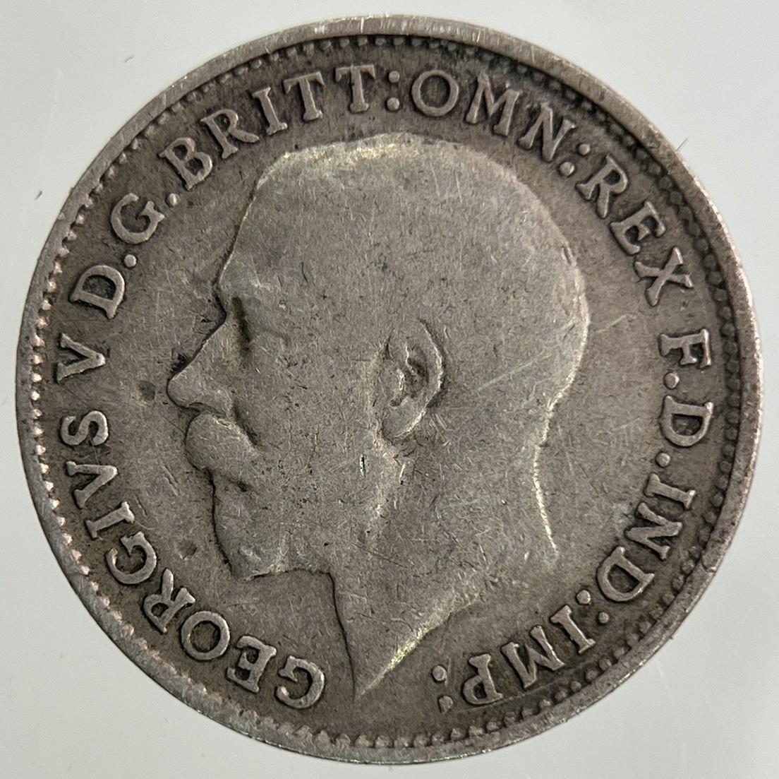 1916 George V Threepence Silver Coin | Fine Collectable Grade