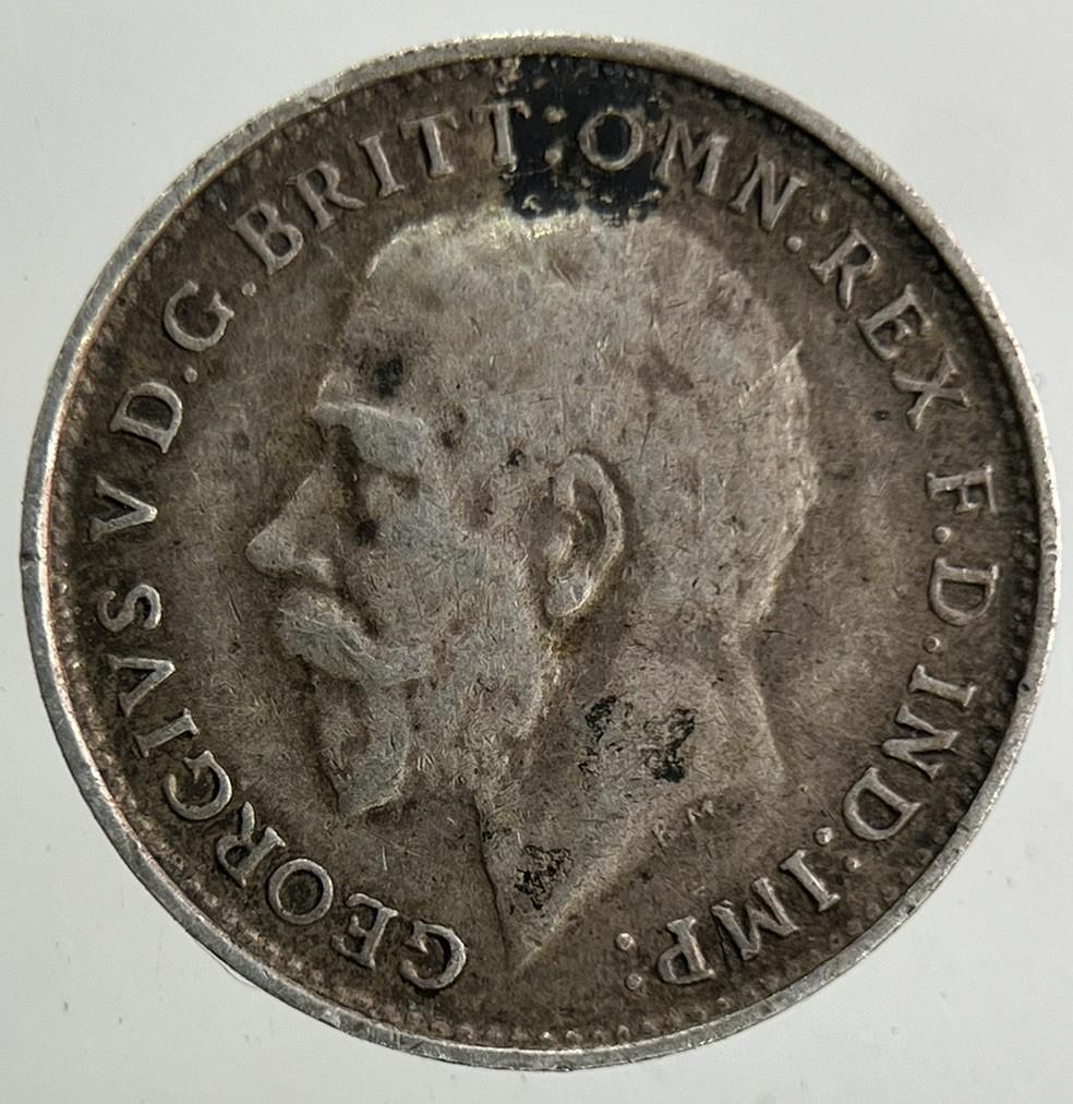 1917 George V Threepence Silver Coin | Fine Collectable Grade