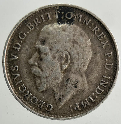 1917 George V Threepence Silver Coin | Fine Collectable Grade