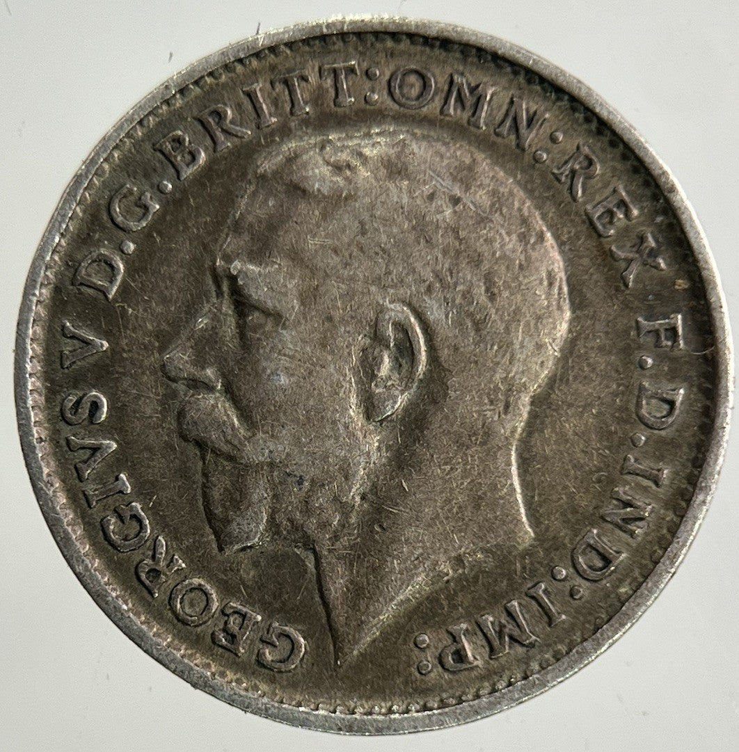 1911 George V Threepence Silver Coin | Fine Collectable Grade
