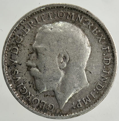 1913 George V Threepence Silver Coin | Fine Collectable Grade