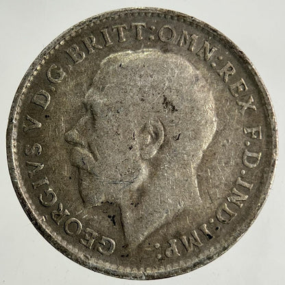 1918 George V Threepence Silver Coin | Fine Collectable Grade