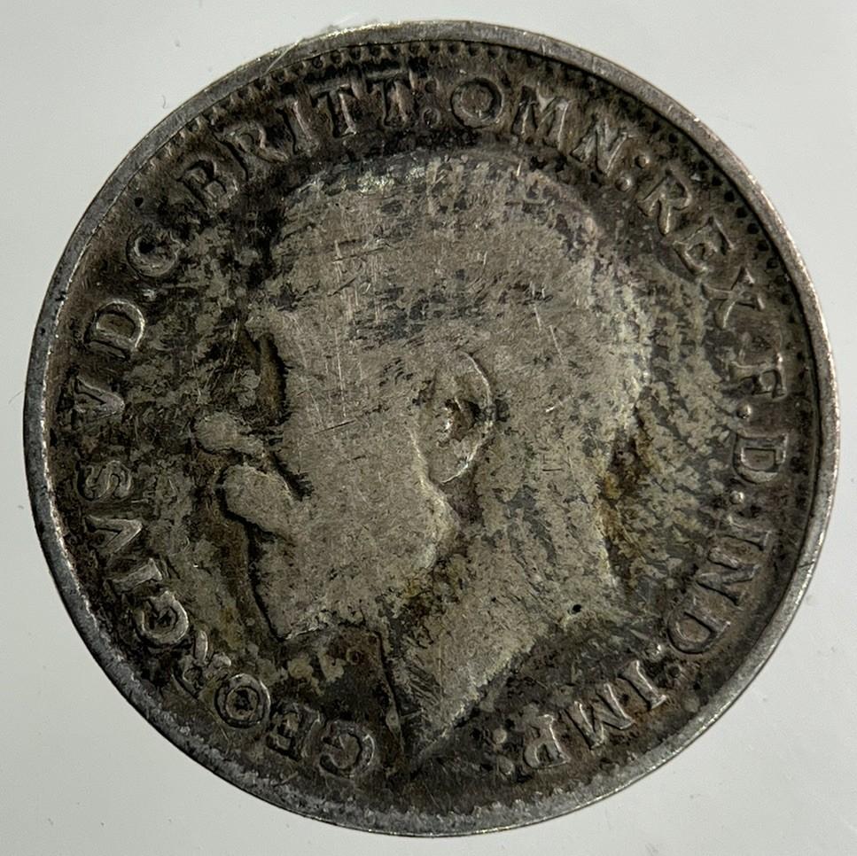 1919 George V Threepence Silver Coin | Fine Collectable Grade
