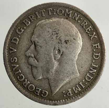 1918 George V Threepence Silver Coin | Collectable Grade