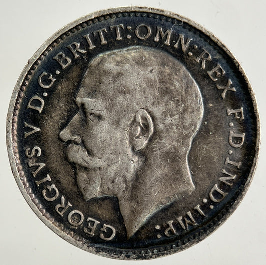 1913 George V Threepence Silver Coin | Very High Grade