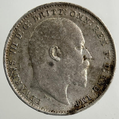 1907 Edward VII Threepence Silver Coin | Very High Grade