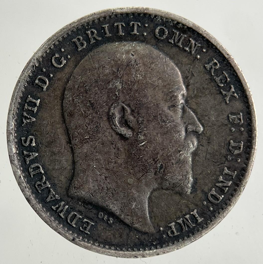 1902 Edward VII Threepence Silver Coin | Very High Grade