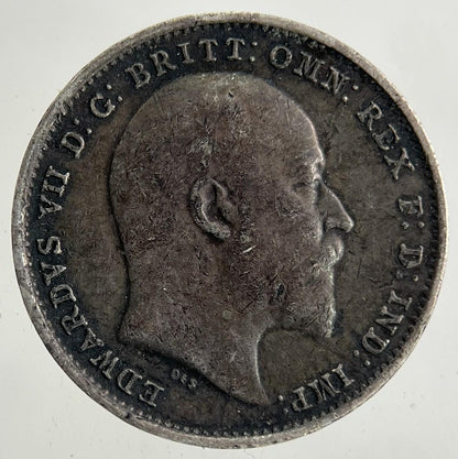 1902 Edward VII Threepence Silver Coin | Very High Grade
