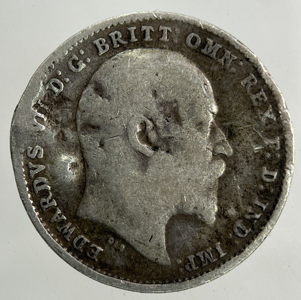 1910 Edward VII Threepence Silver Coin | Collectable Grade