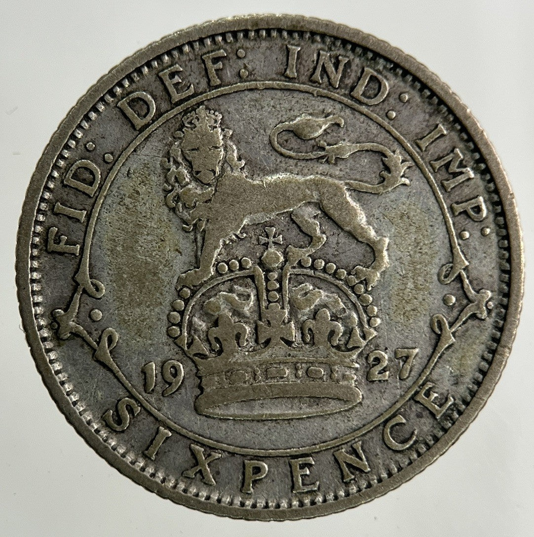 1927 George V Sixpence Silver Coin | Fine Collectable Grade