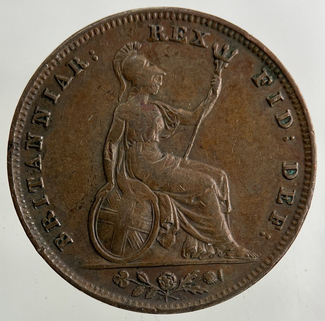 1835 William IV Farthing Coin | Fine Collectable Grade