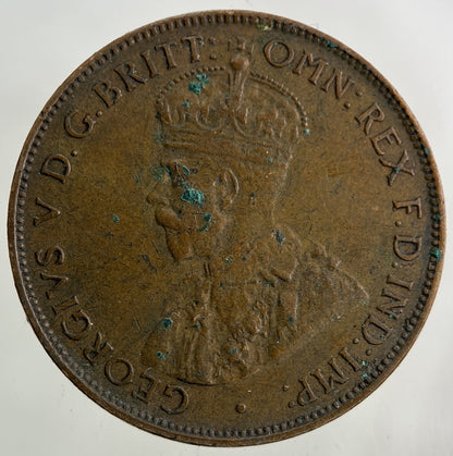 1935 Australia Half-Penny Coin | Very High Grade