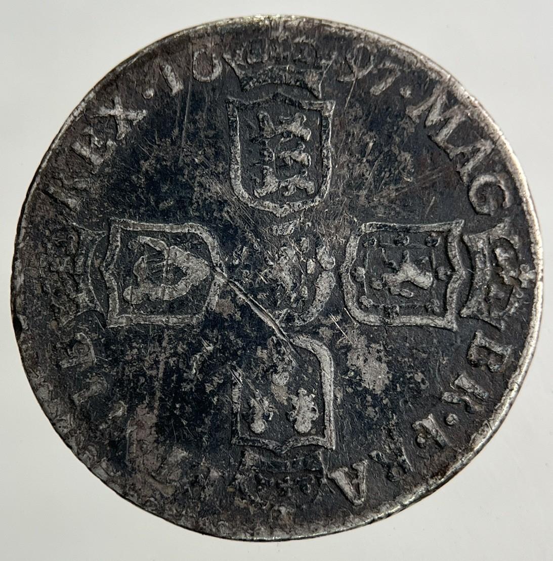 1697 William III 3rd Sixpence Silver Coin | Collectable Grade