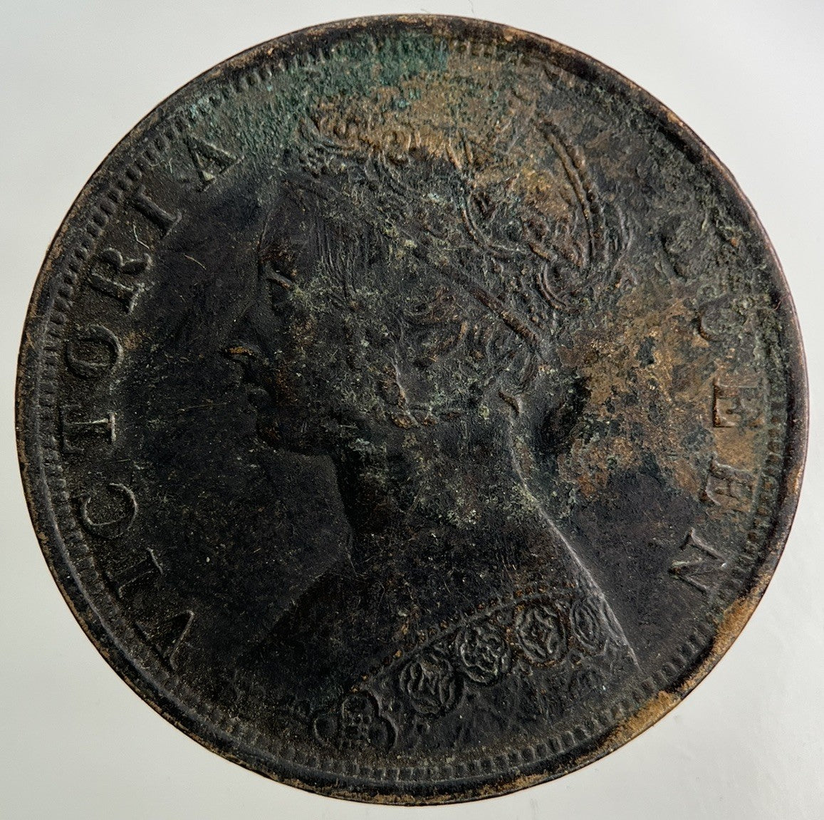 1901 Hong Kong One Cent Coin | Fine Collectable Grade